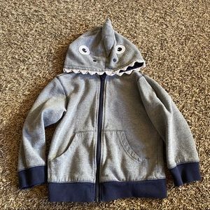 Fun toddler boy shark jacket